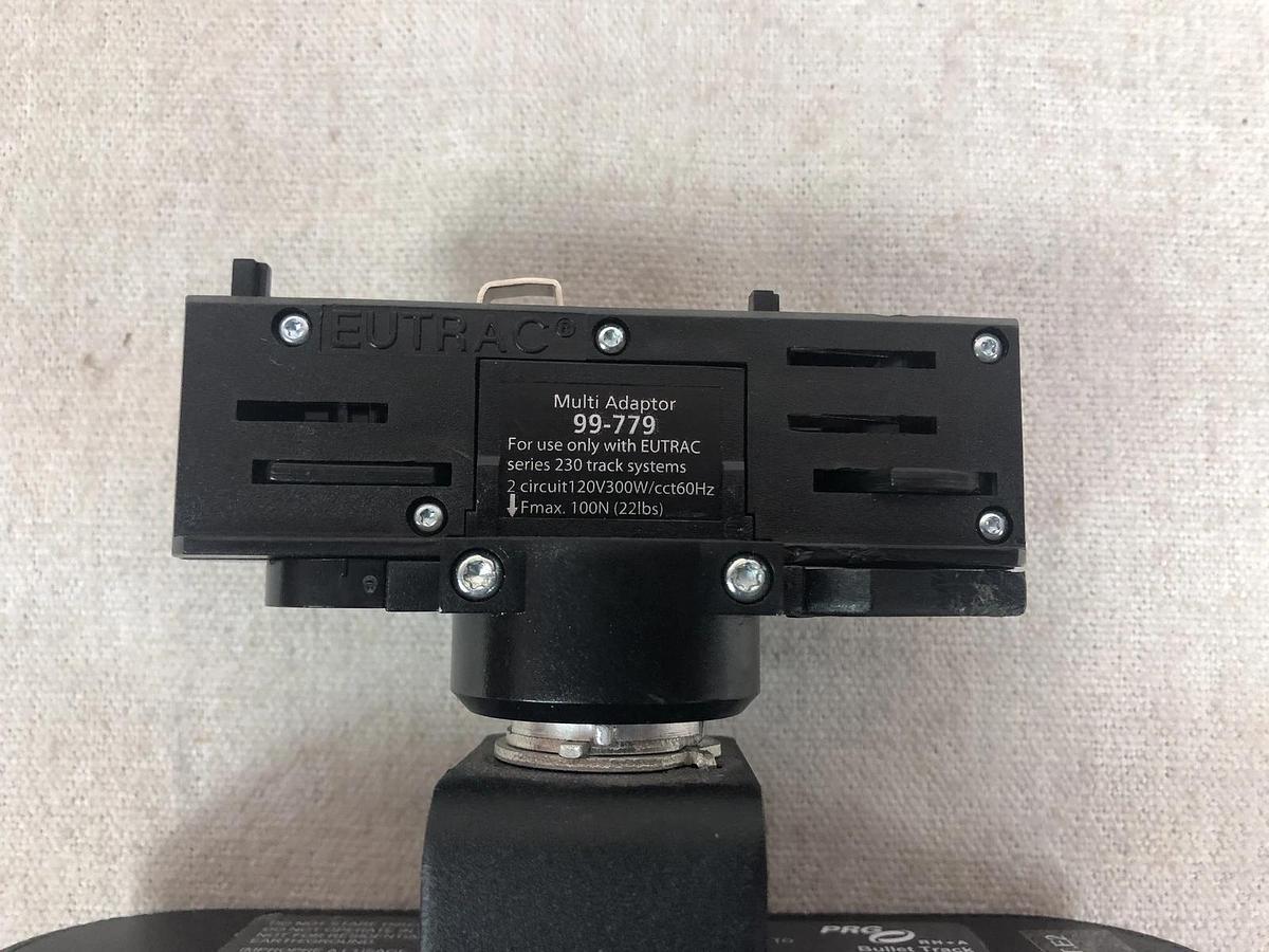 Used PRG RH+ A UV bullet LED lamp, w/ Multi adaptor, 99-779, Track lighting