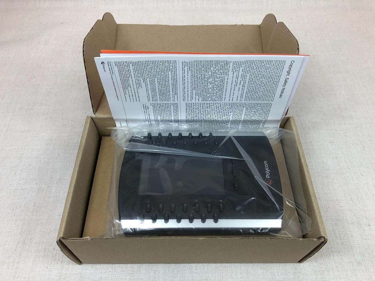 Used New Open Box VVX Color Expansion Module w/ Stand, Screws and Ethernet Cable