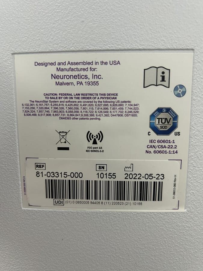 Used 2022 Neuronetics NeuroStar