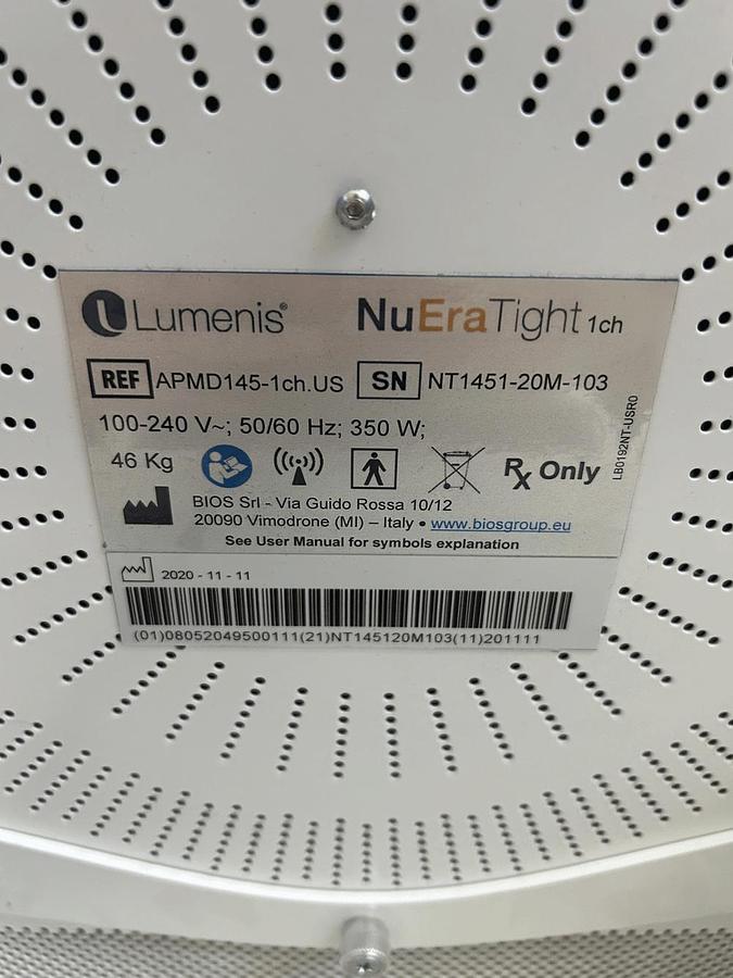 Used 2020 Lumenis NuEra Tight
