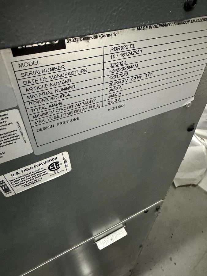 Used Meile - Industrial FIP Pretreat Washer/Dryer System