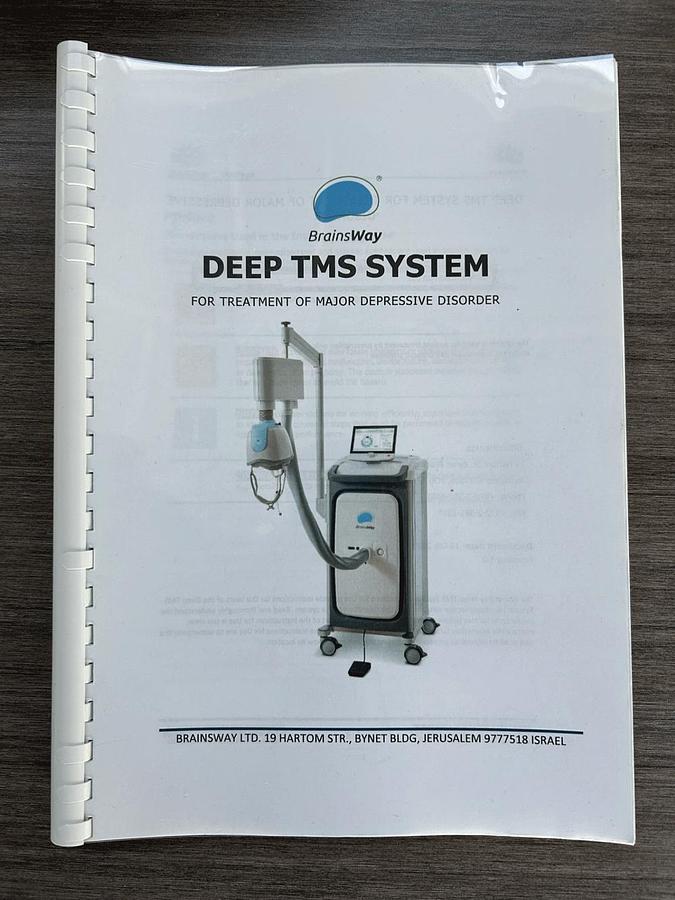 Used 2020 Brainsway Deep TMS System s/n HEL-050120003-3