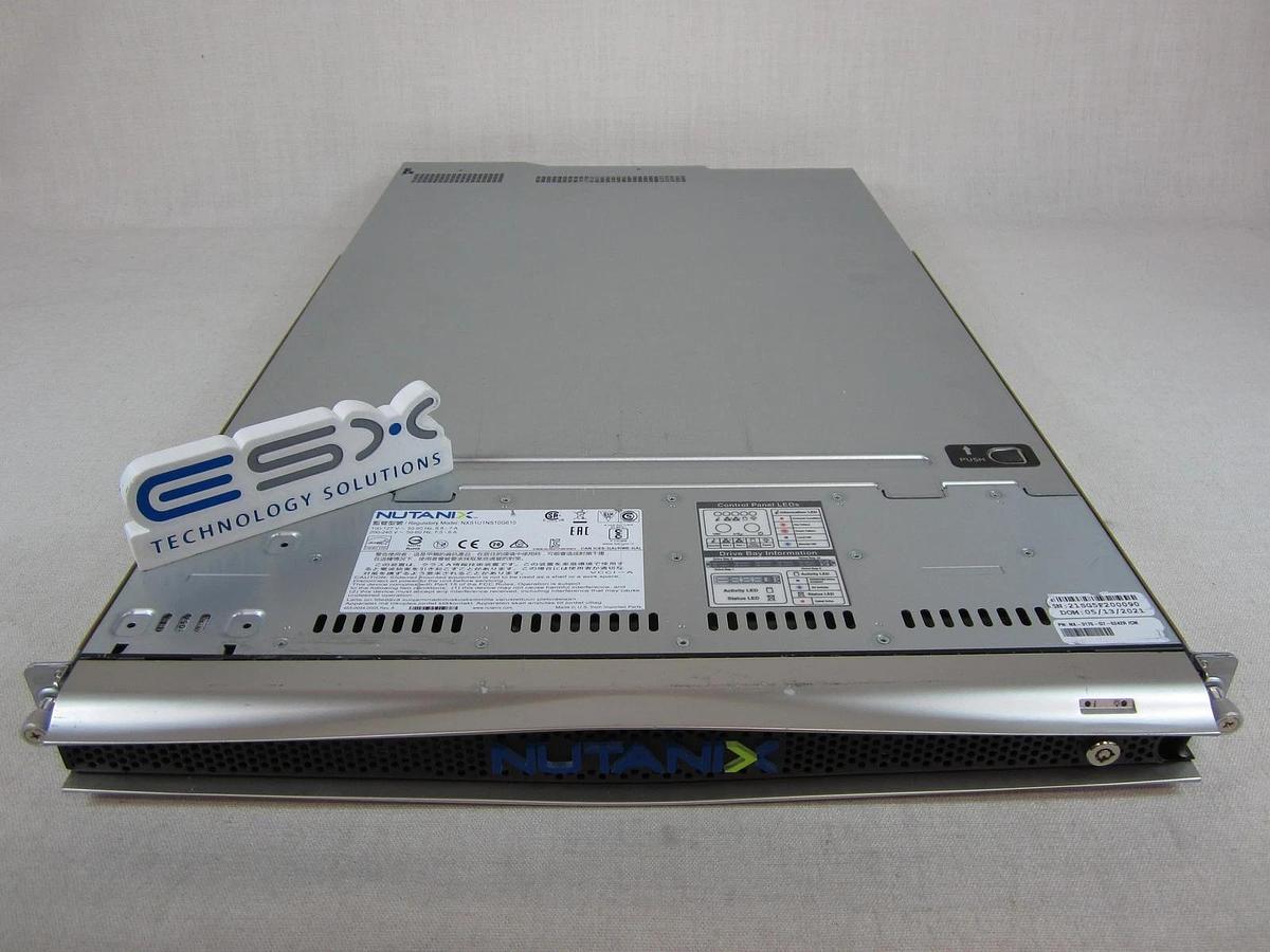 Used Nutanix NX-3170-G7 / Supermicro CSE-119 10x 2.5” 1U CTO Server – 2x HS, 2x PSU