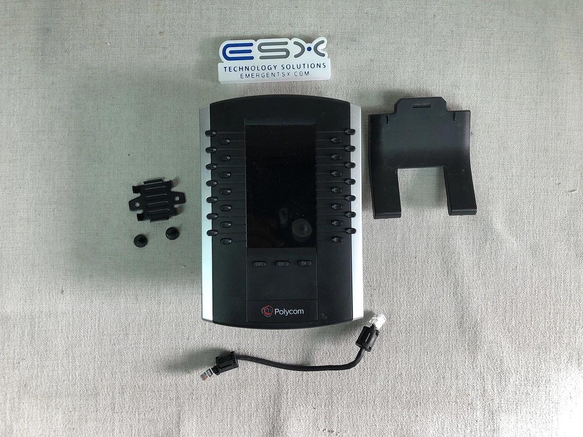 Used New Open Box VVX Color Expansion Module w/ Stand, Screws and Ethernet Cable