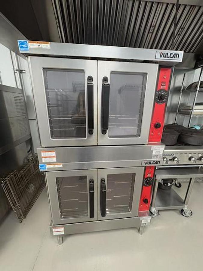 Used Vulcan VC66GD Double Deck Gas Convection Oven