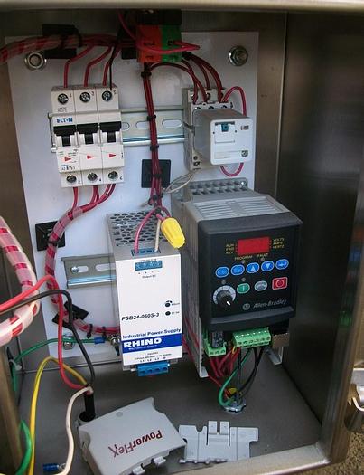 Used Conveyor, Belt, 48" X 10', S/st, Portable, Vari-Speed, #S742873