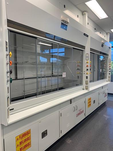 Used Kewaunee Scientific Supreme Air  USED 8' Fume Hood COMBO Sash