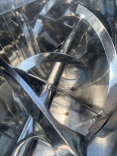 Used Mixer, Ribbon, 25 CF, 304 S/st, 15 HP, HD, #S744324