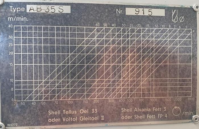 Gebraucht Säulenbohrmaschine Alzmetall AB 35 S