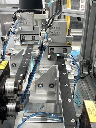 Used N95 FACE MASK NOSE CLIP FANUC ROBOTIC ASSEMBLE AND ATTACHING CELL BY ACE NEW 2020