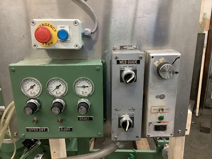 Used 42" WIDE ARROW DUPLEX SLITTER MODEL 325 WITH SCORE SLITTING - PENDING