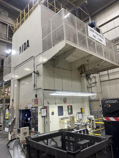 Used AIDA 3000 ton Knuckle Joint Stamping Press