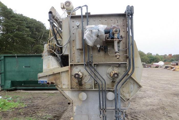 Used 160" (4.06M) POND VOITH SULZER AIR PAD HEADBOX, 316, S/S, VALLEY