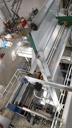 Used KIEFEL COMPEX 80SA/27D Monolayer blown film complete line for LDPE and HDPE
