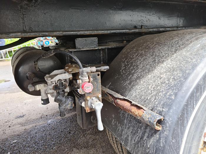 Used 2003 HFR 2 AXLE/ CITY/ FRIDGE TRAILER/ OPEN SIDE/ LOADING LIFT STEERING AXLE FRIDGE UNIT