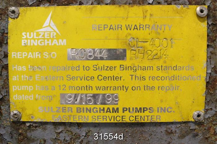 Used Nash CL4001 Vacuum Pump #31554