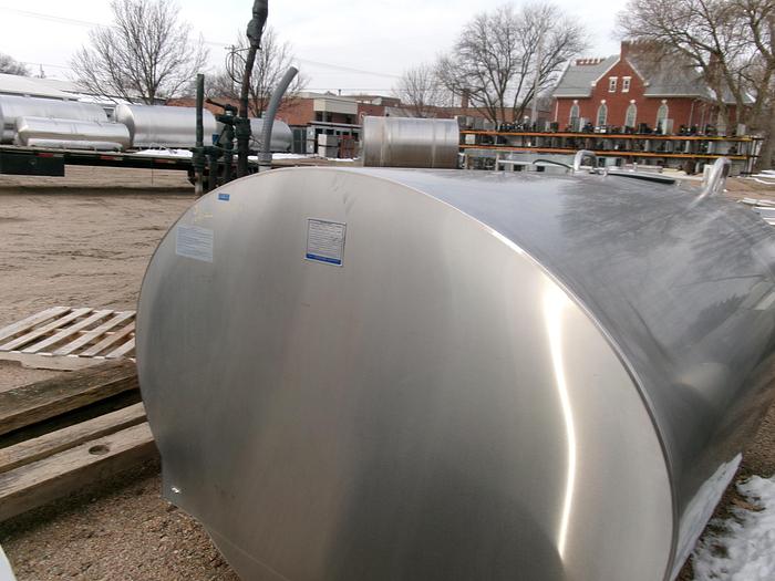 Used Mueller 1000gallon Milk Tank