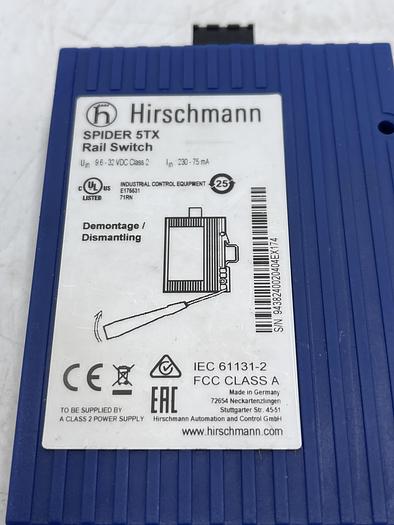 Used Hirschmann Spider 5TX 