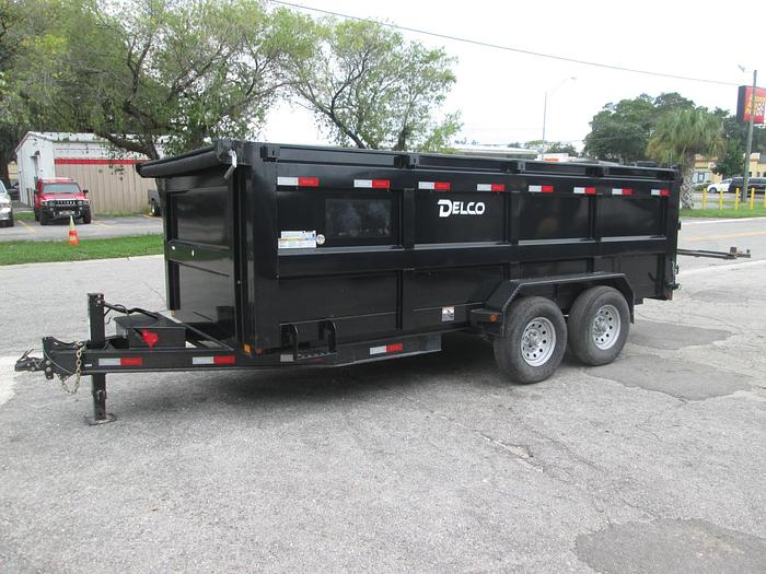 Used 2021 Delco 16' Tandem Axle Dump Trailer