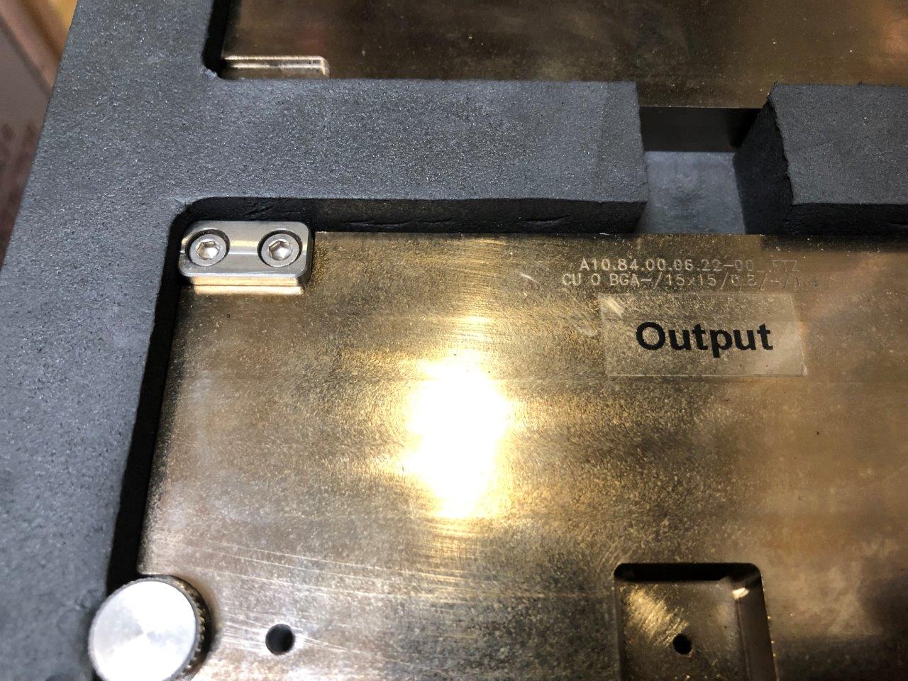 Used Multitest 256 BGA 15x15mm Test Handler Kit for MT9510