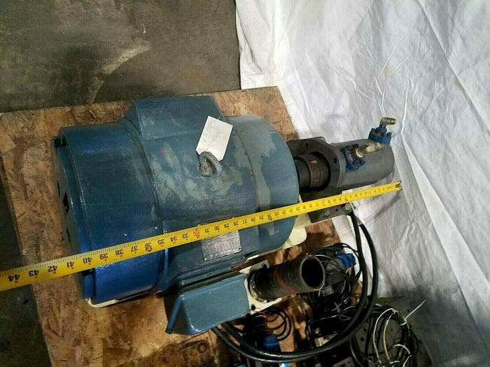Used HICO 30 HP Electric Motor 220/440 with Hydraulic Pump