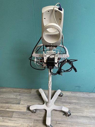 Used Welch Allyn Spot Vital Signs Monitor auf Trolley mit Fingersensor, Manschette, Spo2
