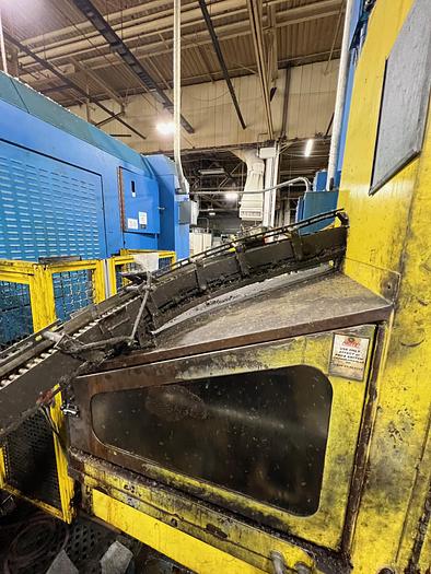 Used APEX 10 TON 30 INCH DUAL STATION TABLE UP VERTICAL BROACHING MACHINE