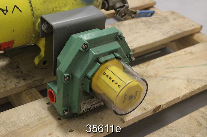 Unused Durco CB525-STD 4" Air Operated 3-Way Valve #35611