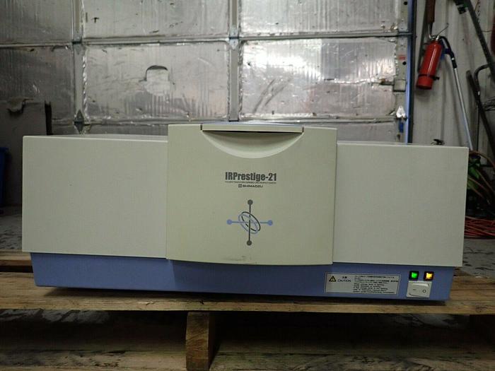 Used Shimadzu IRPrestige21 Fourier Transform Infrared Spectrometer & PIKE MIRacle ATR