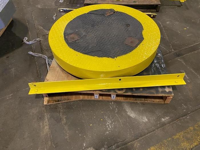 Used LANTECH LAN-WRAPPER STRETCH WRAPPER W/ 48" x 48" PLATFORM