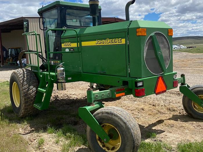 Used 14' John Deere 4995 Rotary Windrower ** Rebuilt Header **