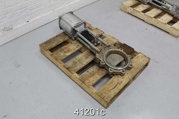Used 8" Wey Air Operated Knife Gate Valve #41201