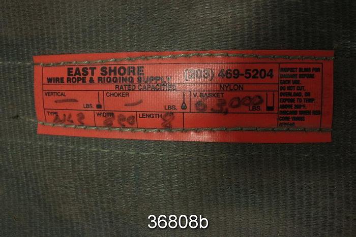 Used East Shore Wire Sling, 8' Length, 20" Width, V-Basket 63000 #36808