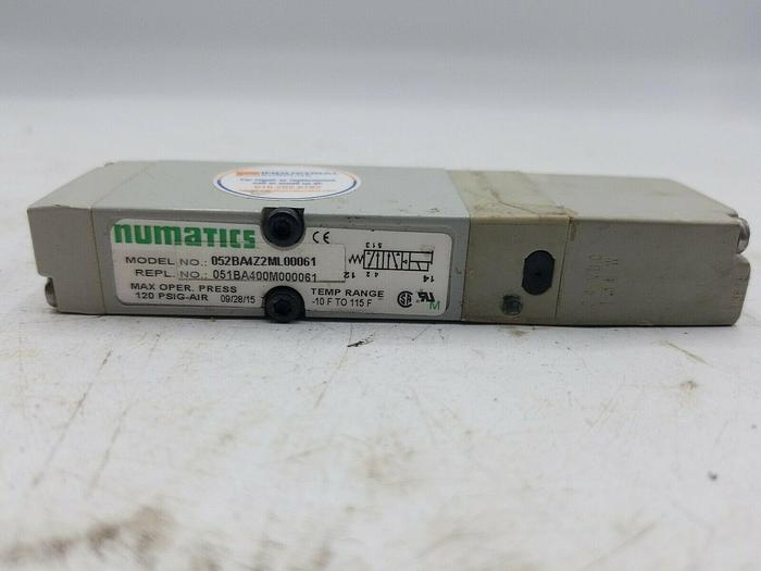 Used Numatics 052BA4Z2ML00061 Manifold Solenoid