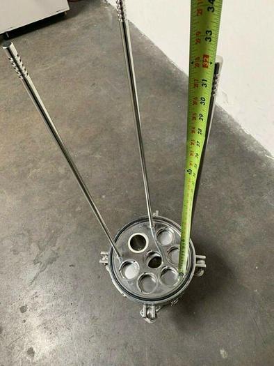 Used Cuno 6ZWB3 Stainless Steel Cartridge Filter Housing 150PSI @176°C