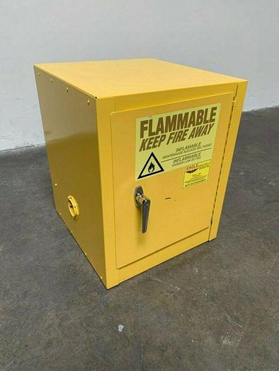 Used Eagle Model 1903, 18" x 18" x 22" Flammable Storage Cabinet, 4 Gallon