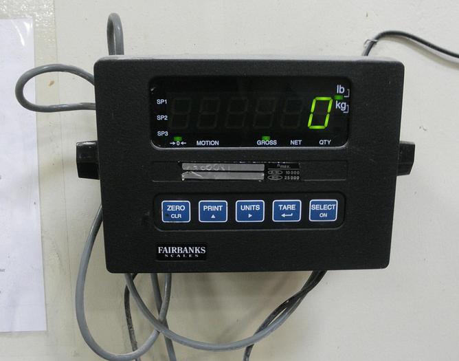 Used Scale, Platform, Fairbanks, 5000 Lbs, 48" x 48", #C737807