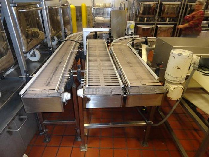 Used Laughlin Double Slat Belt Conveyor