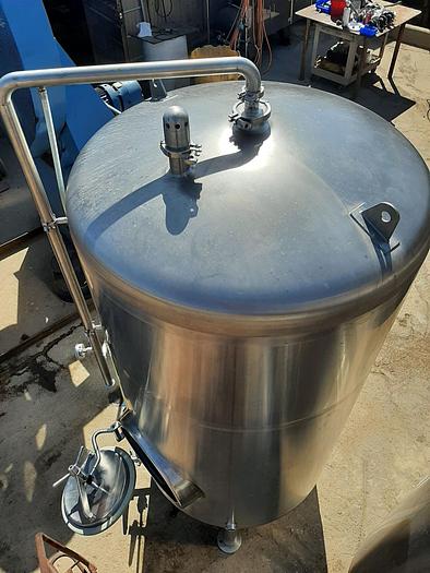 Used Tank, 465 Gallon, S/st, DT/DB, 15 BBL Brite Tank #S744753