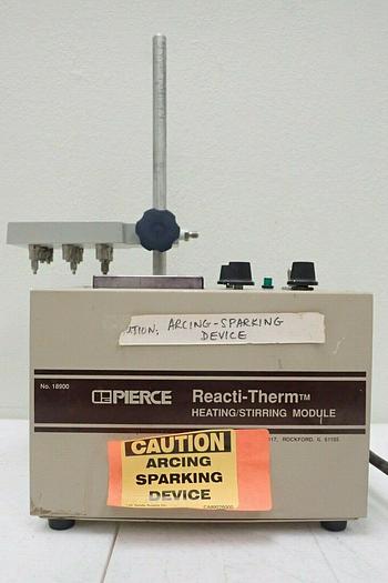 Used Pierce #18900 Reacti-Therm Heating Stirring Module w/ #18780 Reacti-Vap Unit