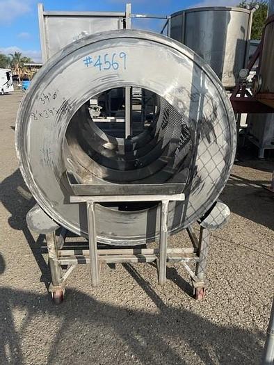 Used Stainless Steel Rotary Separator-Cooling Tumbler