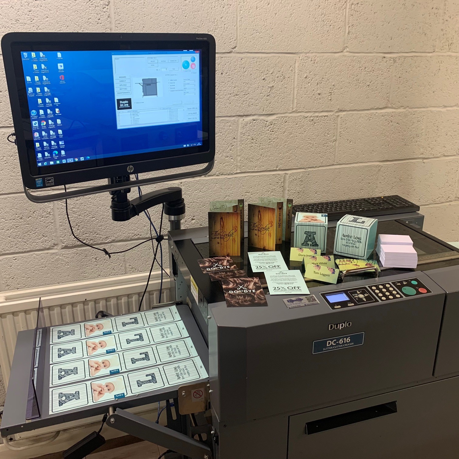 Used Lightly Used Duplo DC-616 PRO Cutter, Slitter, Creaser, Perforator