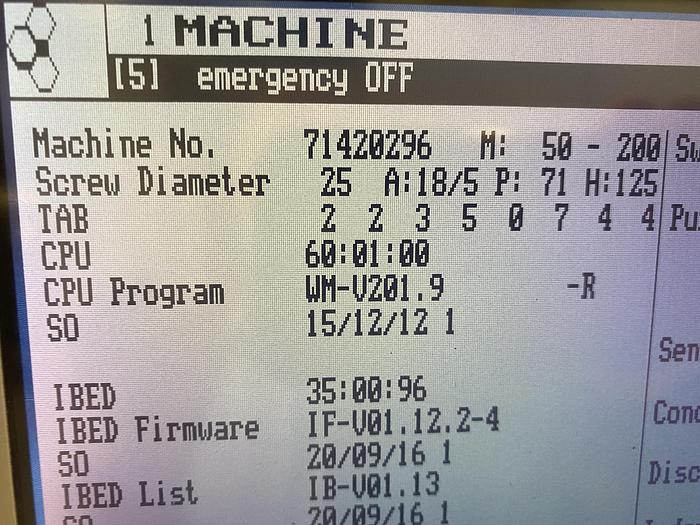Used 1997 Demag ERGOtech System 500-200 Injection Moulding Machine