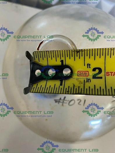 Used Lot of 2 - Laboratory Glassware 10 Liter 3-Neck Round-Bottom Boiling Flask