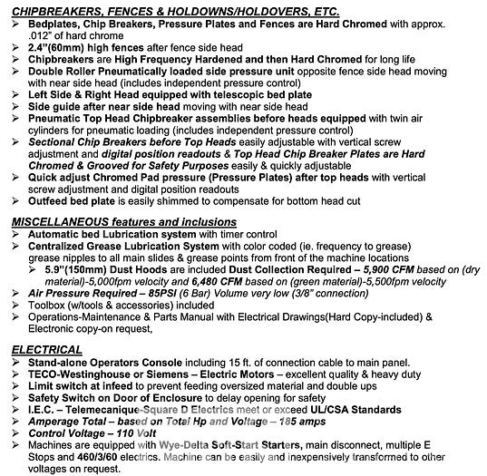 Used 2018 Leadermac LMC-630H 12" Moulder