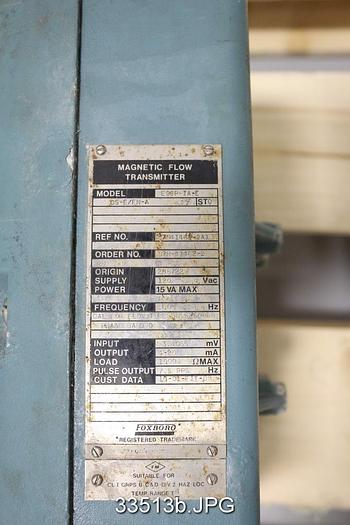 Used Foxboro E96P-IA-E CS-E/FN-A Magnetic Flow Tube #33513