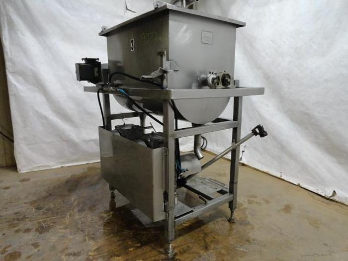 Used Custom Metalcraft Single Shaft Ribbon Mixer; Md#SRB