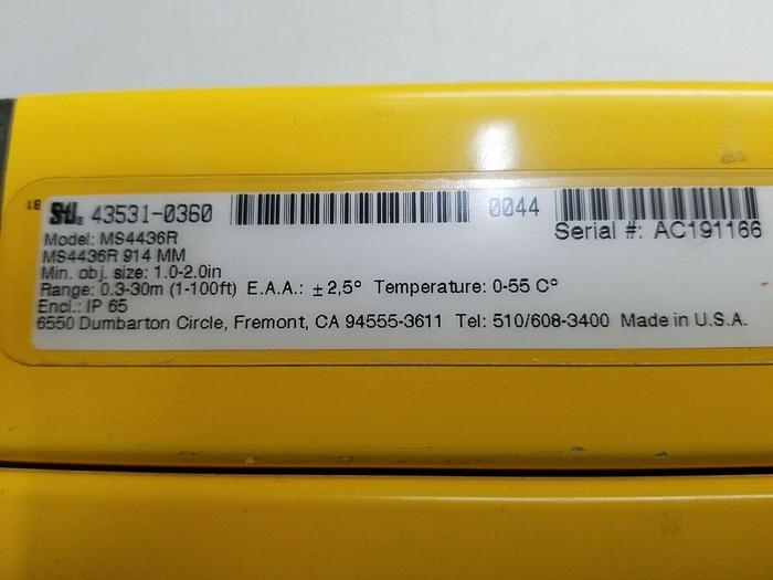 Used Sti 43531-0360, MS4436R. Sti 43530-0360, MS4436X Light curtain SET!