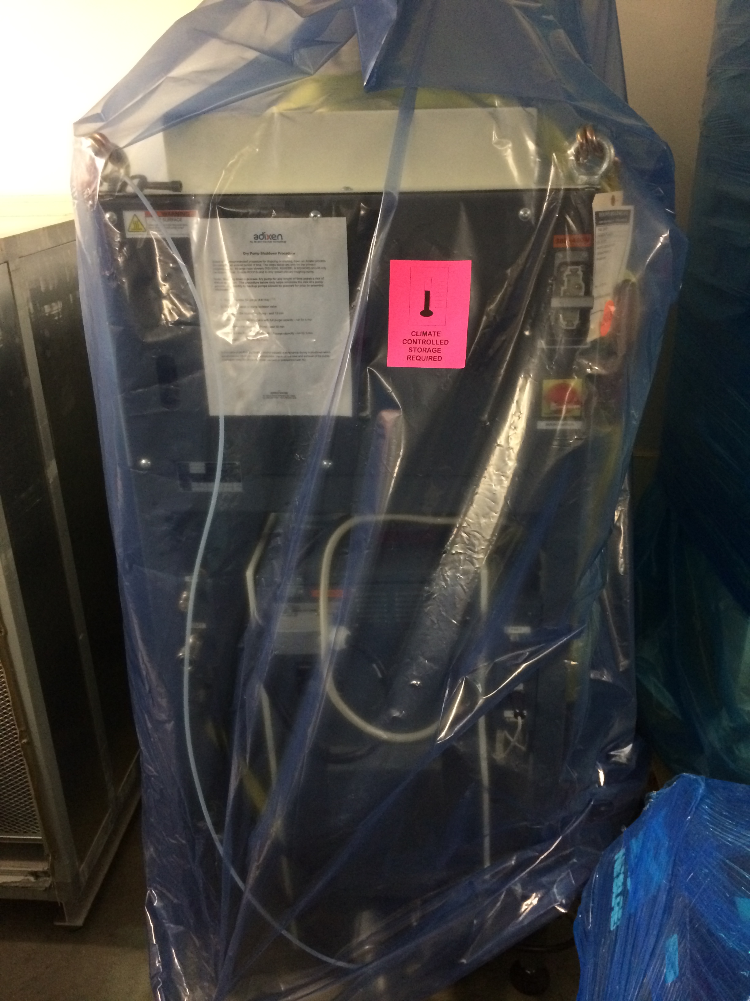 Used ALCATEL Adixen Pump System - AD103KH / AD73KH / A1803H