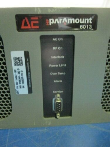 Used ADVANCED ENERGY 3156360-262 HF Paramount 6013 RF Generator